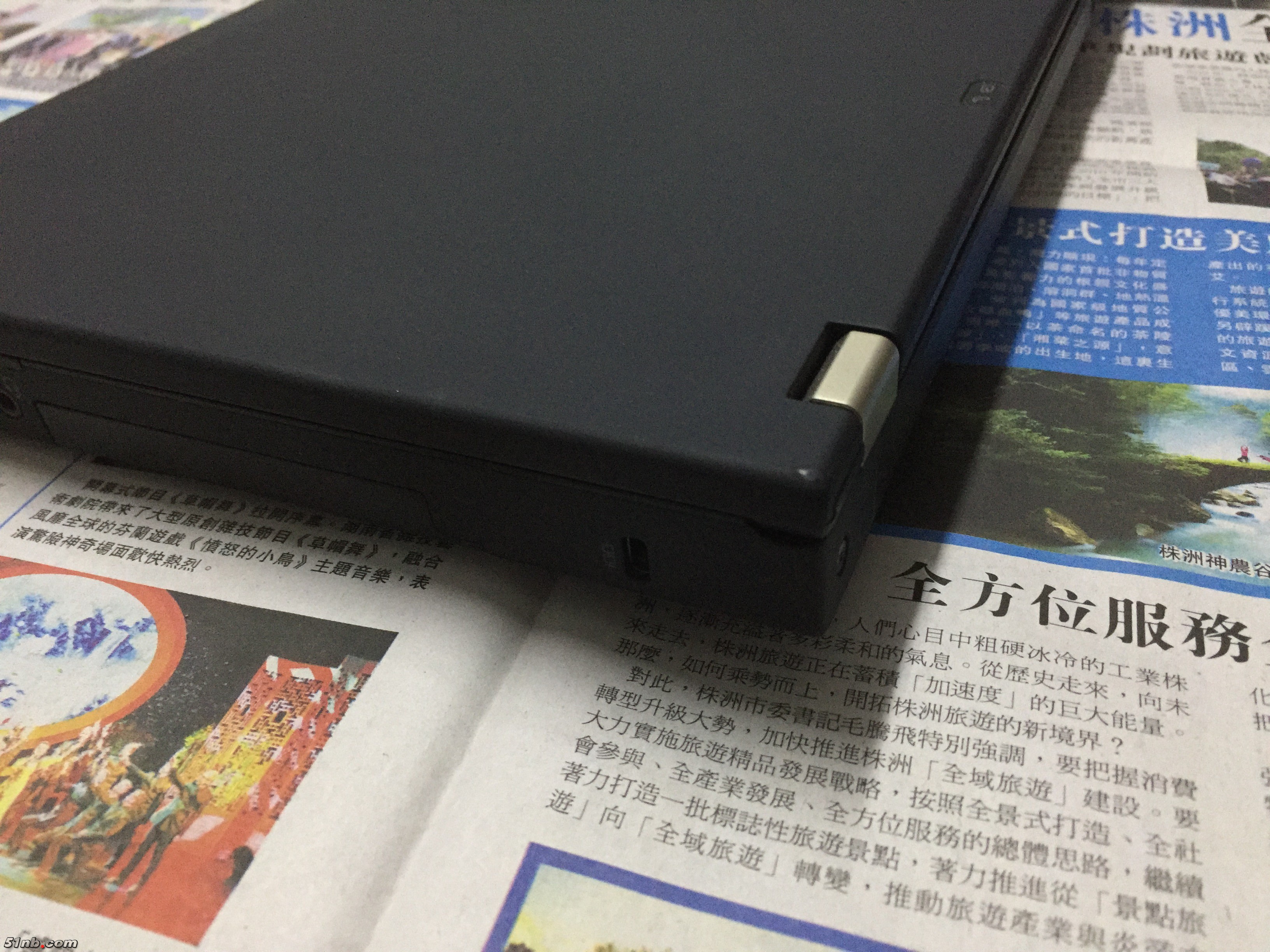 右上角