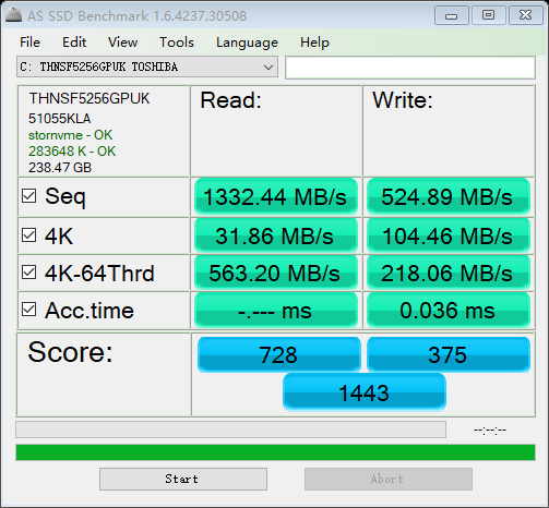 as-ssd-bench THNSF5256GPUK TO 2018.8.7 12-12-15.png