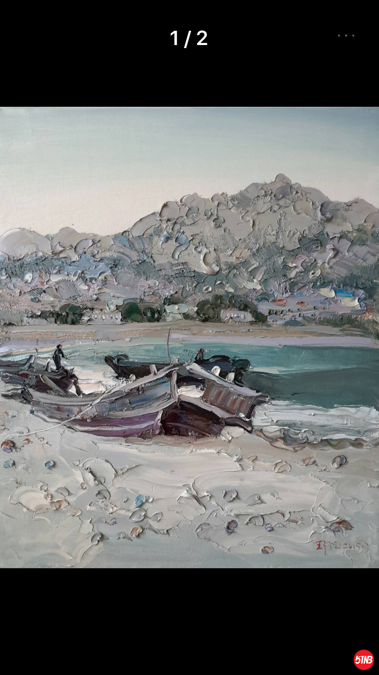 崂山青山港，50X60，王存玉，6000元.png